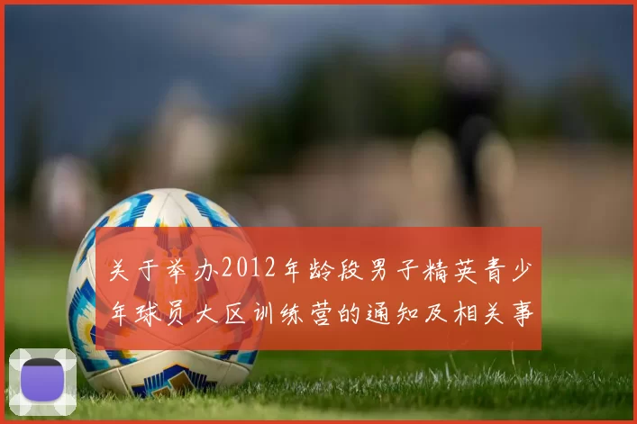 关于举办2012年龄段男子精英青少年球员大区训练营的通知及相关事项说明